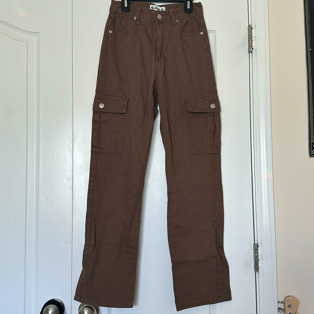 Brown Cargo Pants